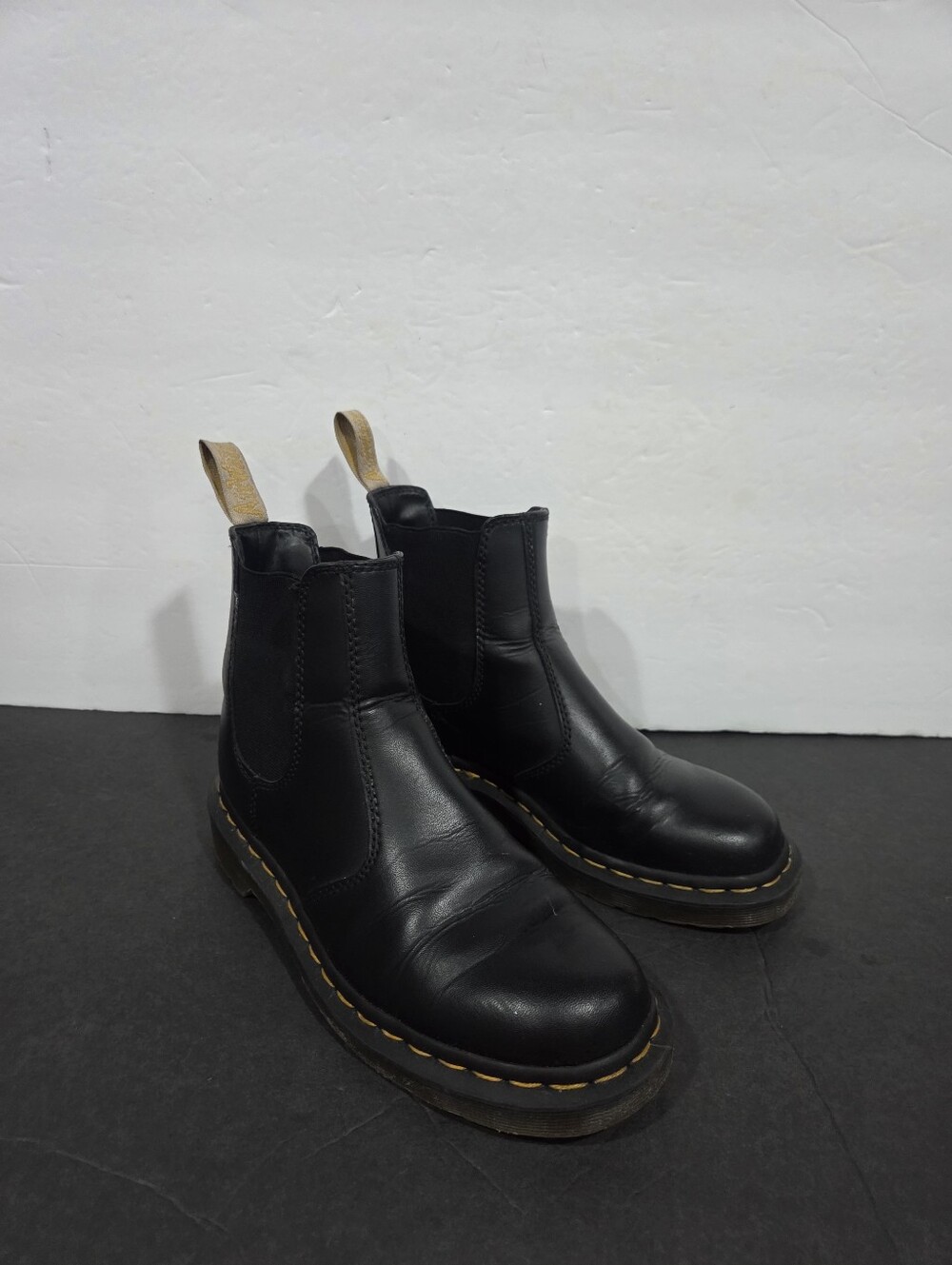 Dr. Martens Black Leather Chukka Boots Sz.6 Women's